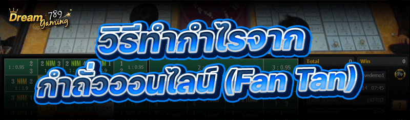 วิธีทำกำไรจาก กำถั่วออนไลน์ (Fan Tan)