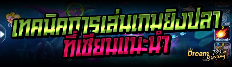 เทคนิคการเล่นเกมยิงปลาที่เซียน
